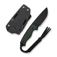 CIVIVI Timberbark Green Canvas Micarta 14C28N Stahl