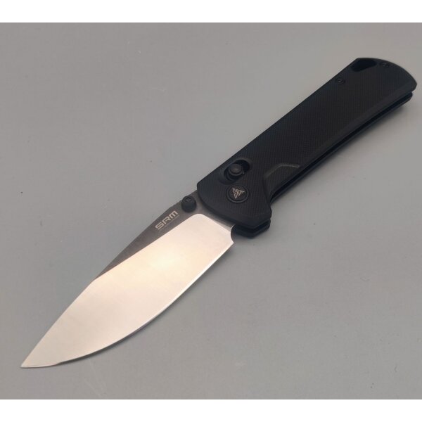 SRM Knives 168L-GB2 Ambi Lock Folder Black Satin