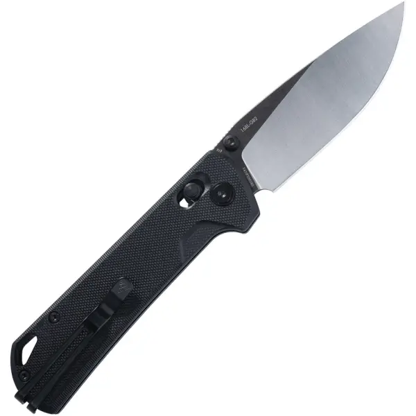 SRM Knives 168L-GB2 Ambi Lock Folder Black Satin