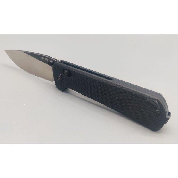 SRM Knives 168L-GB2 Ambi Lock Folder Black Satin