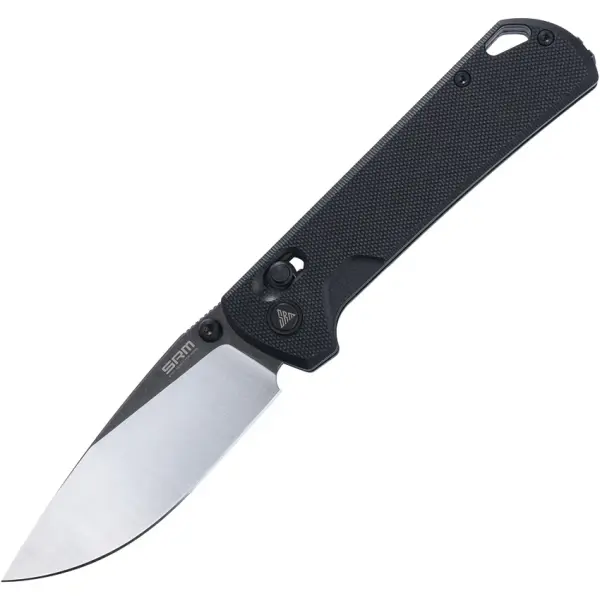 SRM Knives 168L-GB2 Ambi Lock Folder Black Satin