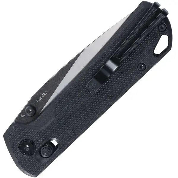 SRM Knives 168L-GB2 Ambi Lock Folder Black Satin