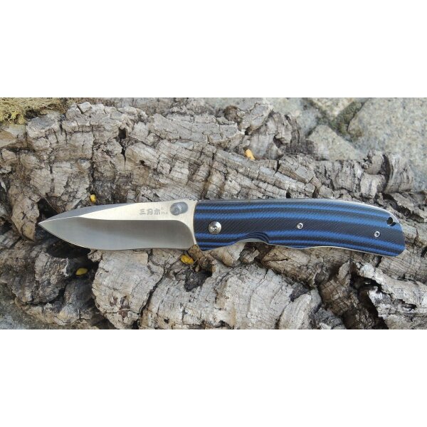 Sanrenmu Messer 9055 MUC-GHI Taschenmesser Slipjoint 8Cr14MoV Stahl G10 Griff