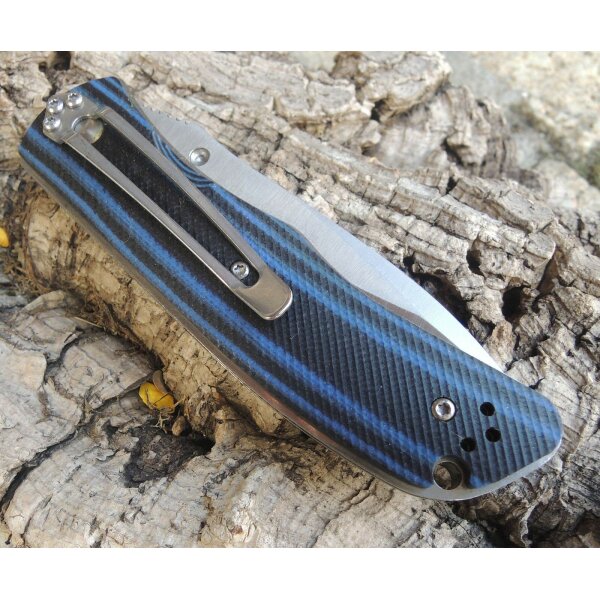 Sanrenmu Messer 9055 MUC-GHI Taschenmesser Slipjoint 8Cr14MoV Stahl G10 Griff