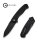 CIVIVI Placoid 14C28N Black Stonewashed Coarse G10 Black C23079-1
