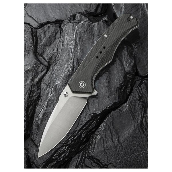 CIVIVI Photonix Taschenmesser 14C28N Stahl Satin Canvas Micarta Green grün