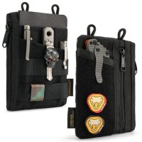 Viperade VE16 Black Organizer 500D Polyestergewebe EDC...
