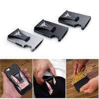 Viperade C9 Black EC Karten Halter Wallet mit Clip und...