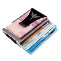 Viperade C9 Silver EC Karten Halter Wallet mit Clip und...