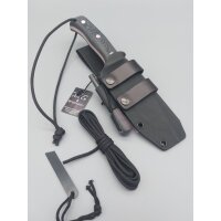 Joker Nomad N695 Micarta schwarz mit Kydexscheide und...