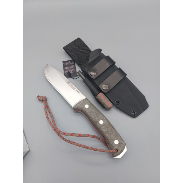 Joker Nomad N695 Green Canvas Micarta Kydexscheide und Feuerstarter