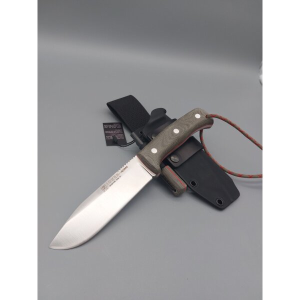 Joker Nomad N695 Green Canvas Micarta Kydexscheide und Feuerstarter
