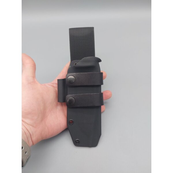 Kydexscheide schwarz black für Joker Nomad mit Feuerstarteradapter Kydex