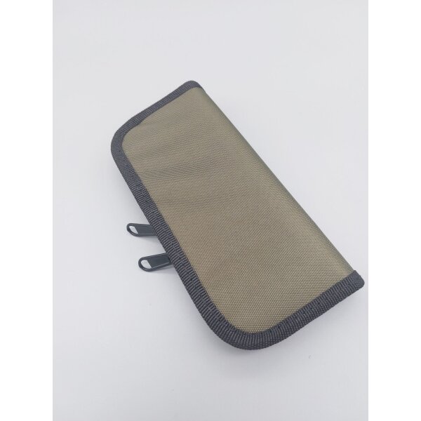 Söldner-Messer Sammlertasche Messertasche verschließbar für 2 Messer OD green grün