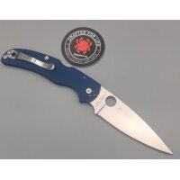 Spyderco Native Chief Blue Blau G10 CPM-SPY27 PlainEdge...
