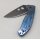Spyderco Tenacious Titanium R.I.L. Disarray Finish D2 Black Blade PlainEdge C122TIBLBKD2P