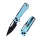 Real Steel RSK Vis Black PVD Blue G10 12C27 Stahl