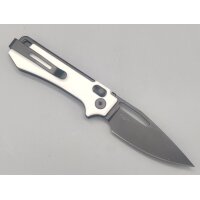 Real Steel RSK Vis Black PVD White G10 12C27 Stahl