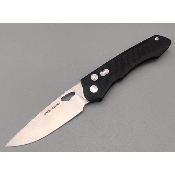 Real Steel Griffin Pro G10 Black Satin 14C28N Stahl