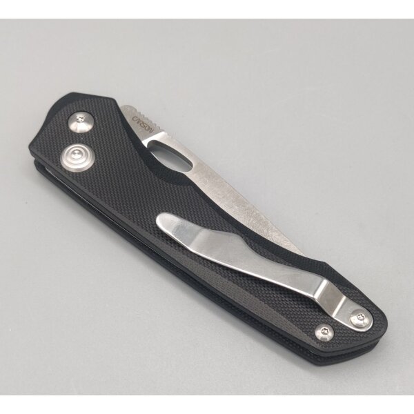 Real Steel Griffin Pro G10 Black Satin 14C28N Stahl