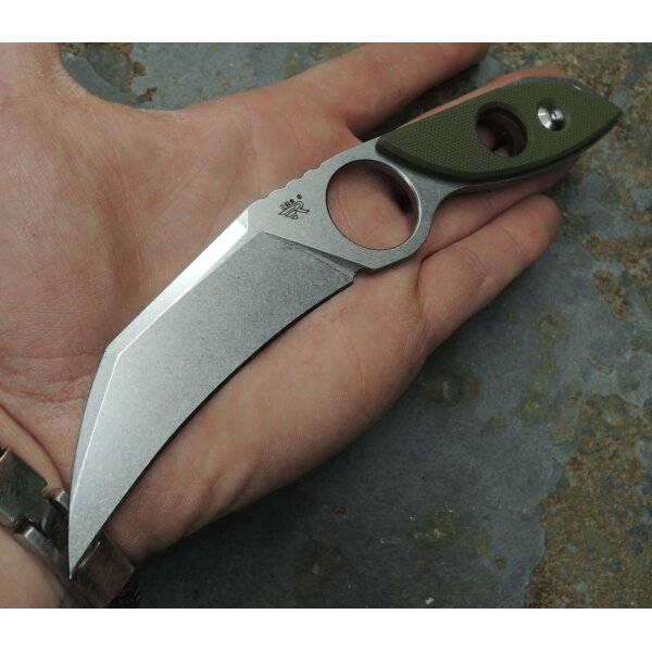 Sanrenmu S615-1 Messer EDC 8Cr14MoV Stahl G10 Griff Scheide