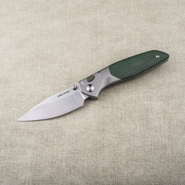 Real Steel RSK Hoeft Titanium & Micarta S35VN Stahl