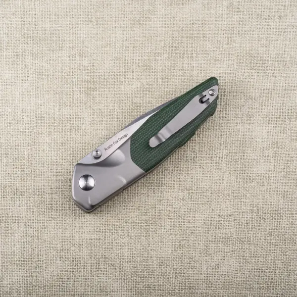 Real Steel RSK Hoeft Titanium & Micarta S35VN Stahl