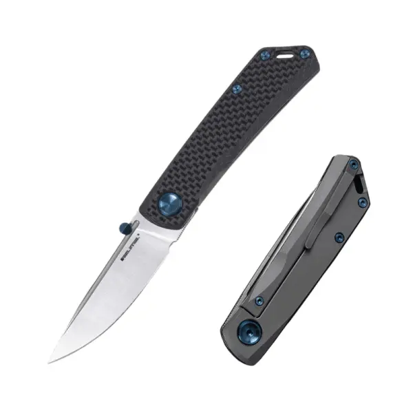 Real Steel RSK Luna Boost Framelock Carbon & Titanium N690 Stahl