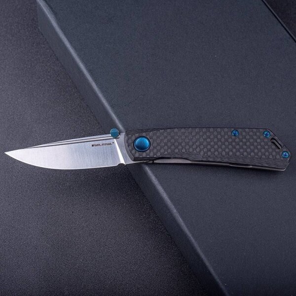 Real Steel RSK Luna Boost Framelock Carbon & Titanium N690 Stahl