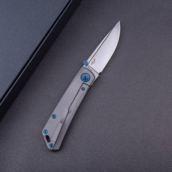 Real Steel RSK Luna Boost Framelock Carbon & Titanium N690 Stahl