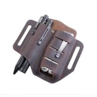 Viperade PJ8 Brown Braun EDC Leder Leather Multitool...