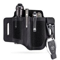 Viperade PL3-A Schwarz Lederholster für EDC Gear mit...
