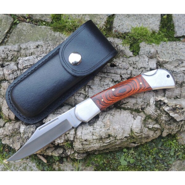 Böker Magnum Handwerksmeister 2 Backlock + Lederetui 01MB312