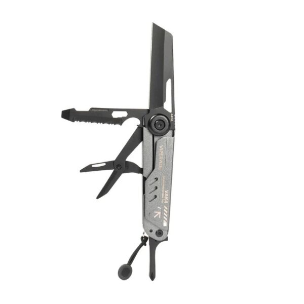 Viperade VAK4 Grey Grau Multitool Camping Survival Knife mit 12 in 1 Tool verschiedene Farben