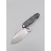 Midgards Messer Sliding Knife Black and Green Stainless...
