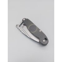 Midgards Messer Sliding Knife Black and Green Stainless...