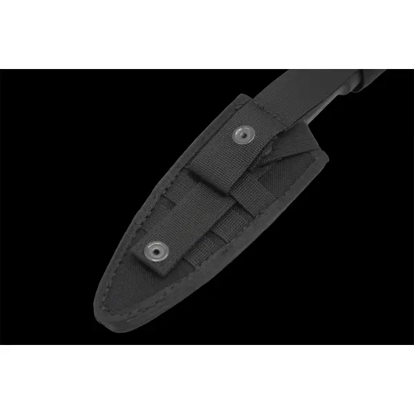 Extrema Ratio Shrapnel One Total Black fixed Messer mit Scheide
