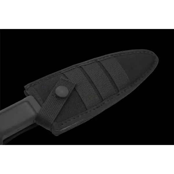 Extrema Ratio Shrapnel One Total Black fixed Messer mit Scheide