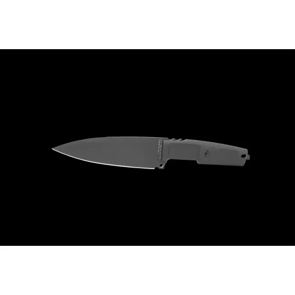 Extrema Ratio Shrapnel One Total Black fixed Messer mit Scheide