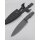 Extrema Ratio Shrapnel One Total Black fixed Messer mit Scheide