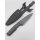 Extrema Ratio Shrapnel One Total Black fixed Messer mit Scheide
