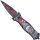 Haller Nightmare Stiletto Taschenmesser Skeleton Reaper 420 Stahl