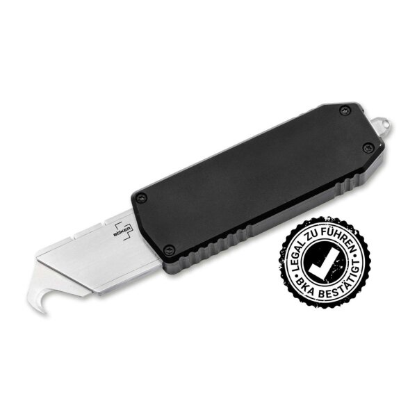 Böker Plus Utility OTF Rettungswerkzeug Werkzeug Aluminium Griff Edelstahl Klinge 01BP0018