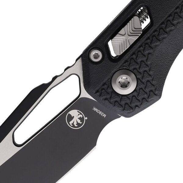 Microtech MSI Ram-Lok M390MK Stahl und schwarzer Klingenbeschichtung Polymer Griff Made in USA