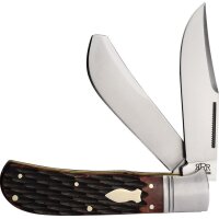 Rough Ryder Reserve Large Trapper Finger Grooved Brown...