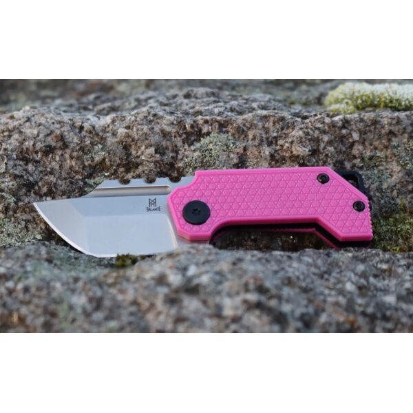 Midgards Messer Balance Line Thunrar Nano Folder pink 14C28N Stahl G10 Griff