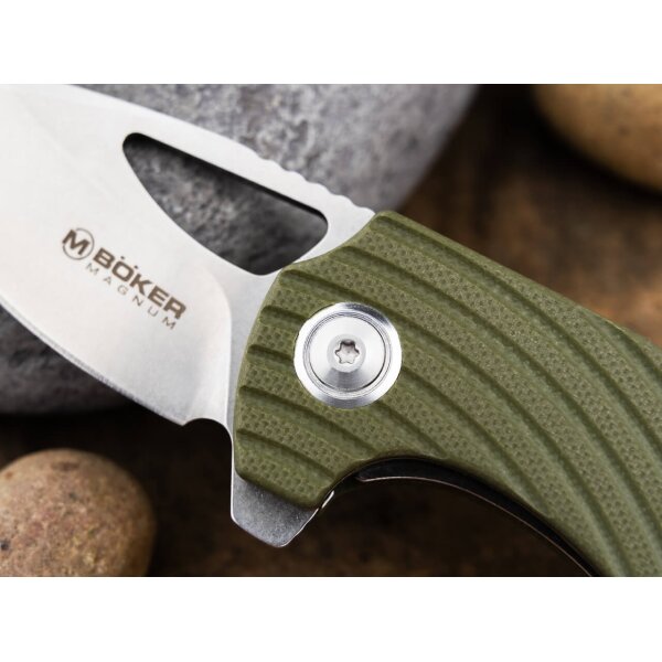 Böker Magnum Tadpole 440C Stahl G10 Griff Taschenmesser Messer 01SC012
