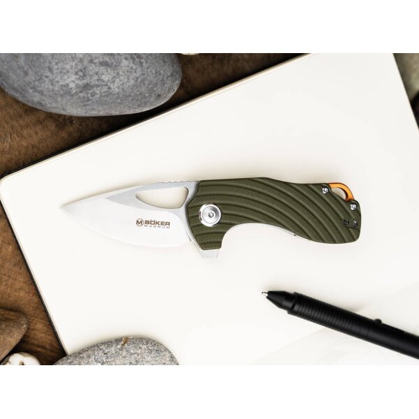 Böker Magnum Tadpole 440C Stahl G10 Griff Taschenmesser Messer 01SC012