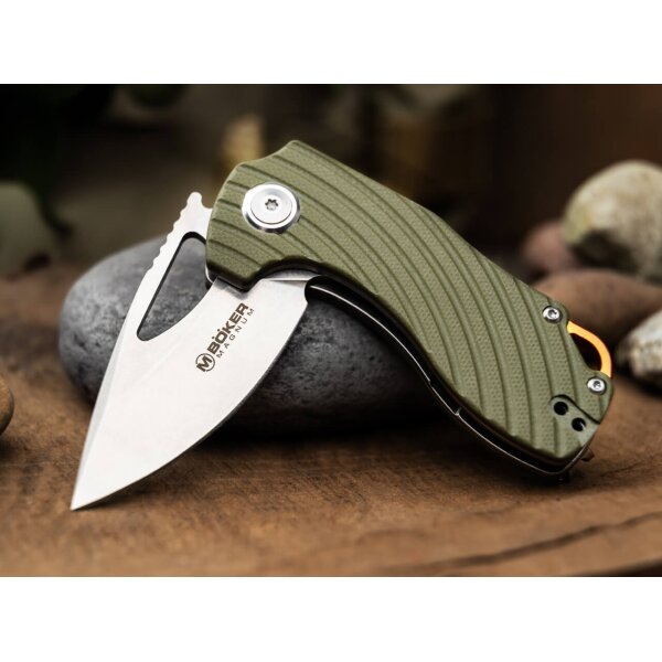 Böker Magnum Tadpole 440C Stahl G10 Griff Taschenmesser Messer 01SC012