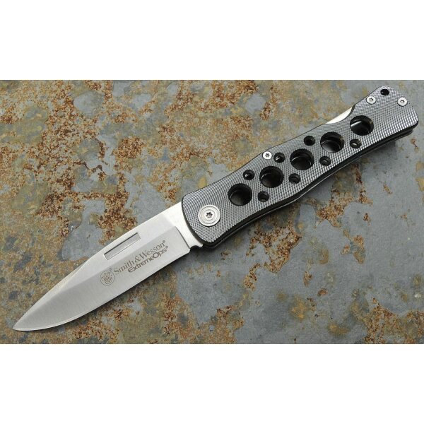 Smith &amp; Wesson Extreme Ops Messer Lockback Taschenmesser 420 Stahl SW6AEU